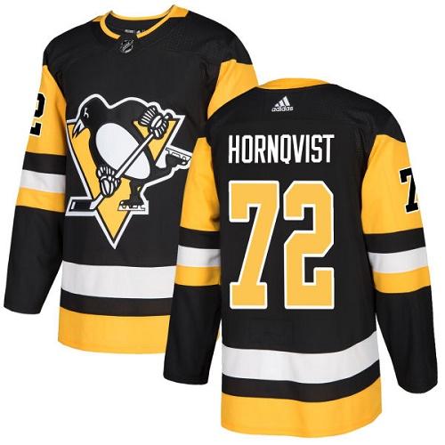 Adidas Penguins #72 Patric Hornqvist Black Home Authentic Stitched Youth NHL Jersey